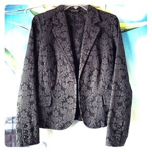 EUC Axcess by Liz Claiborne Floral Blazer